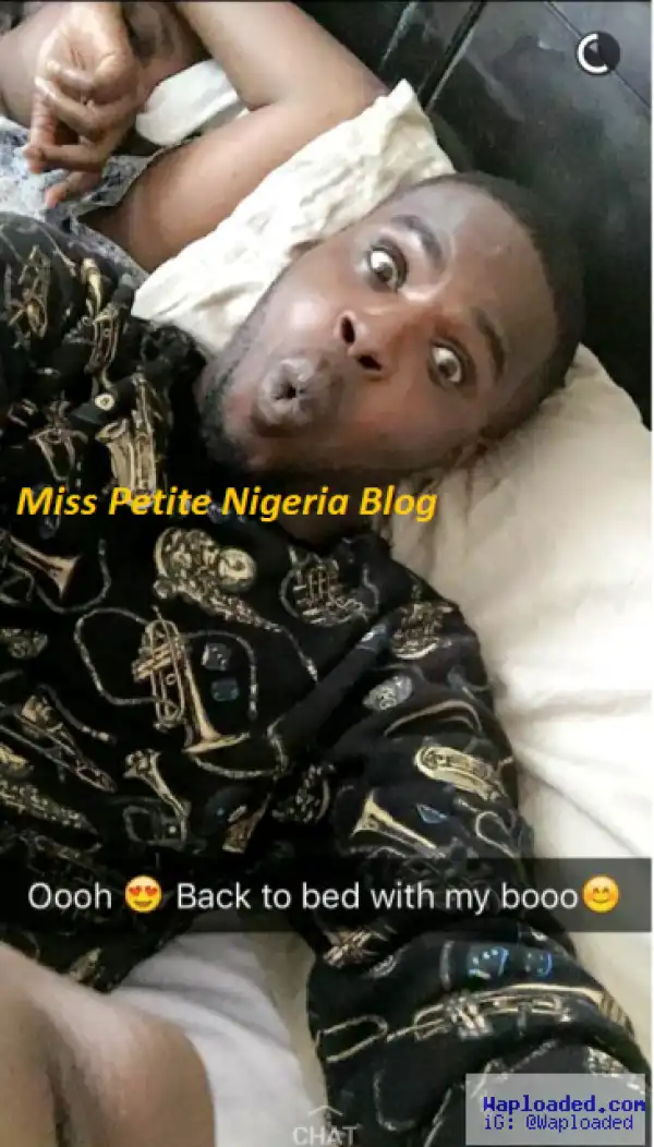 Photo: Actress Funke Akindele shares photo cuddled in bed with fiance